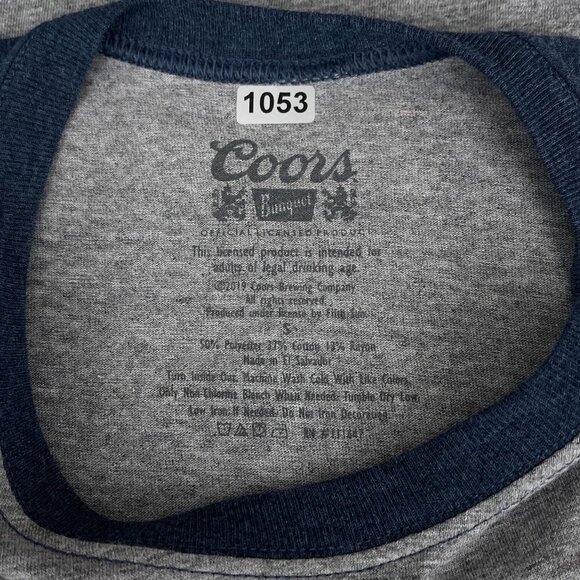 Coors Banquet Golden‎ Colorado Baseball Tee Raglan Sleeve Shirt Women S - Picture 6 of 10